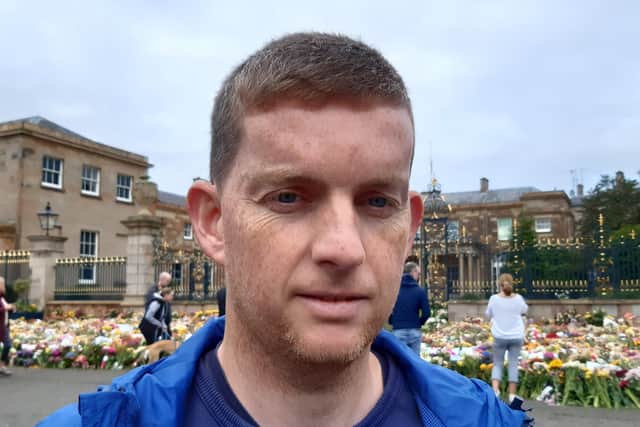Graeme Harrison attended Hillsborugh Castle on the morning of the Queen's funeral.