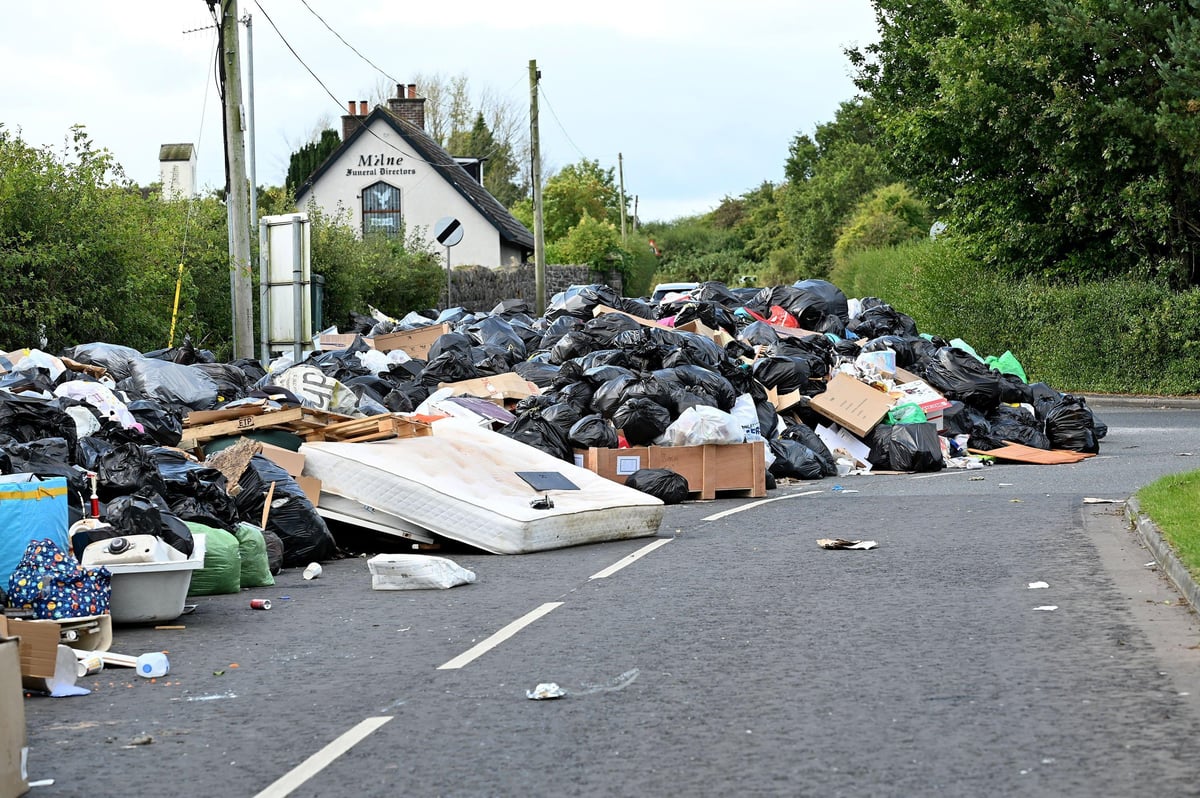 WATCH: End to ghastly scenes of mass flytipping in sight as Armagh Banbridge Craigavon council agrees deal to stop binmen strike