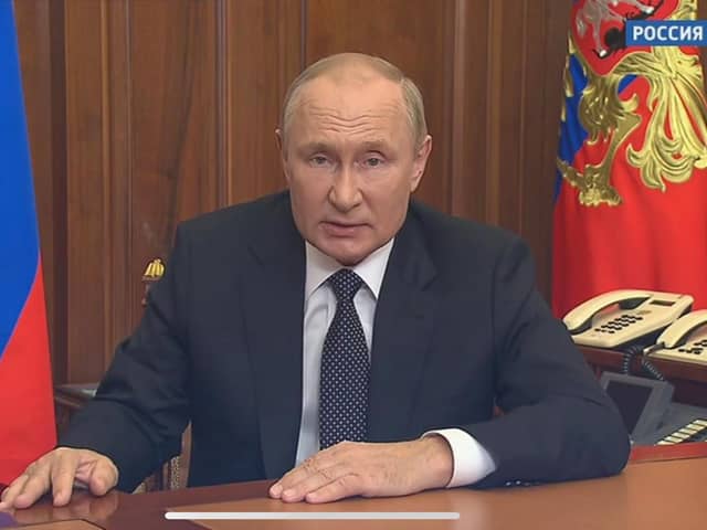 Putin addresses the nation