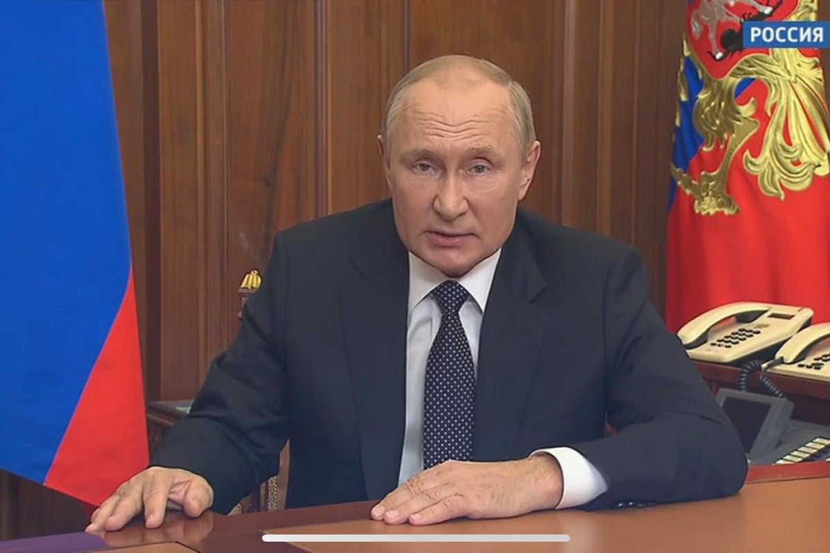 Putin warns West as he announces partial mobilisation for Russian citizens