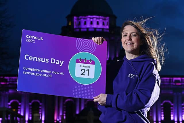 The census took place last year, ending on March 21. Pictured is Shauna Dunlop from the Census team at Belfast City Hall. Picture by Michael Cooper