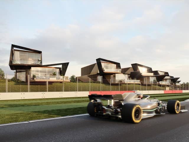 Northern Ireland-based ICW Group’s appointed as building warranty provider for a residential development at Silverstone racetrack. Pictured are computer generated images of the Escapade Silverstone development