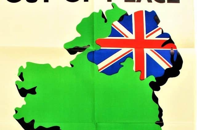 Snapshot of an anti-partition poster dating from the 1940s
