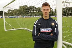 Jonny Evans was drafted into the Northern Ireland squad from the U21s as defensive cover in 2006. Picture by Brian Little