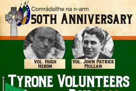 A poster advertising the 'Tyrone Volunteers Day' event