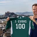 Jonny Evans will win his 100th international cap for Northern Ireland in Wednesday's UEFA Nations League game against Greece at the Georgios Kamaras Stadium, Athens. Pic by PressEye Ltd