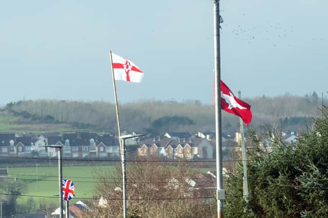 Parachute Regiment flags have been flown in areas of Londonderry in recent years