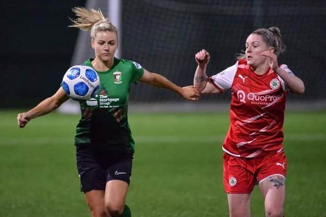 Glentoran Ladies came from a goal down to defeat Cliftonville Ladies.