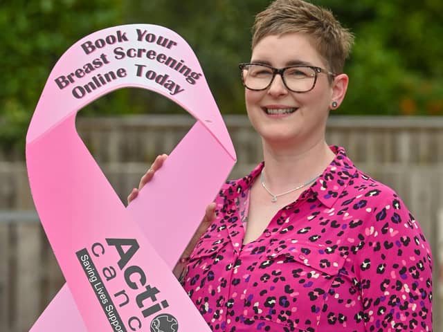 Pamela Brady from Ballinderry was diagnosed and treated for breast cancer during the pandemic