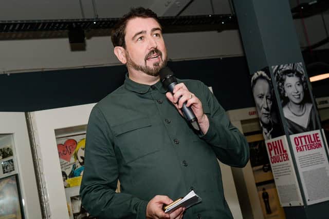 Paul Doherty, founder of Foodstock, at the launch of the Sound of Belfast festival