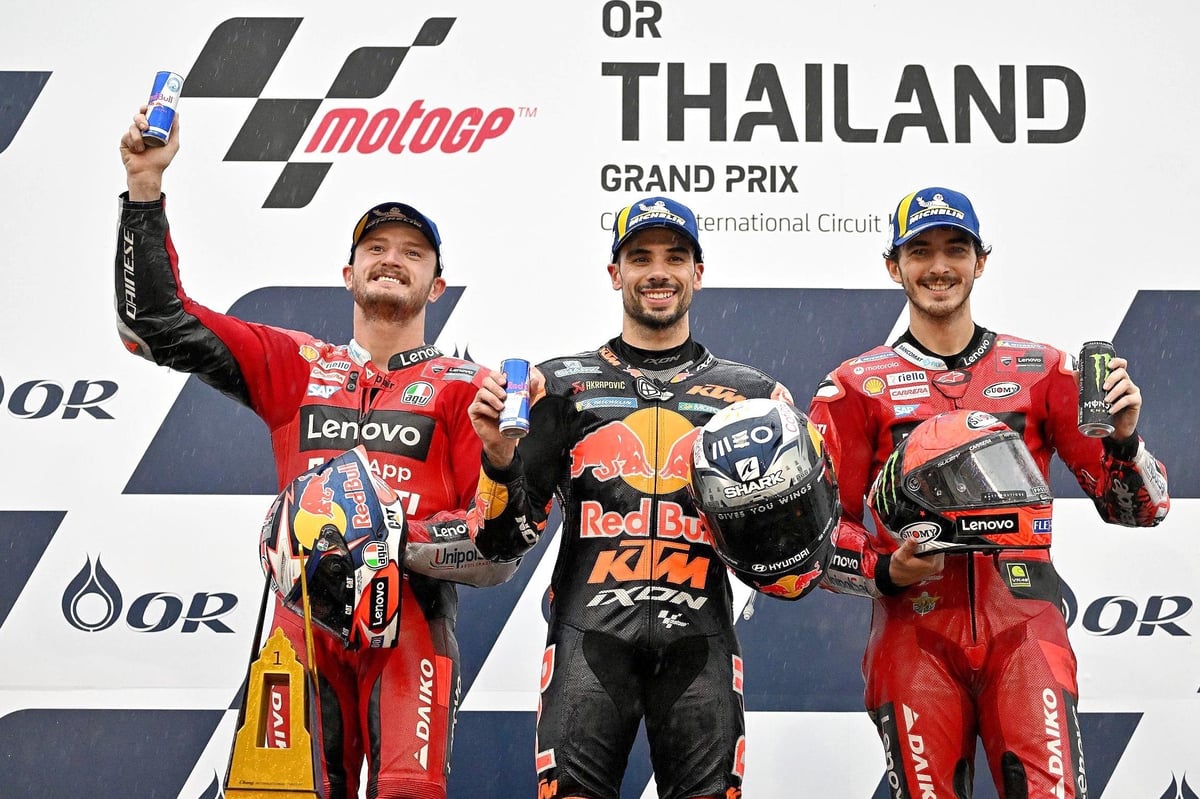 Red Bull's Oliveira Win the 2022 Thai Grand Prix