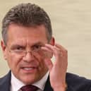 File photo dated 12/11/2021 of EU Commission Vice President Maros Sefcovic who said Boris Johnson's actions to unilaterally override elements of the Brexit deal are "illegal" as he announced a fresh round of legal action by Brussels against the UK. Issue date: Wednesday June 15, 2022.