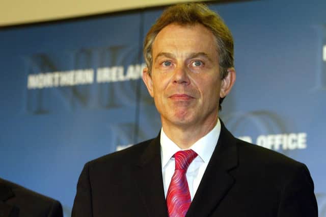 When Tony Blair re-introduced direct rule in 2002 due to republican bad conduct, he travelled to Belfast to tell the IRA that it could not stay half in, half out of the process