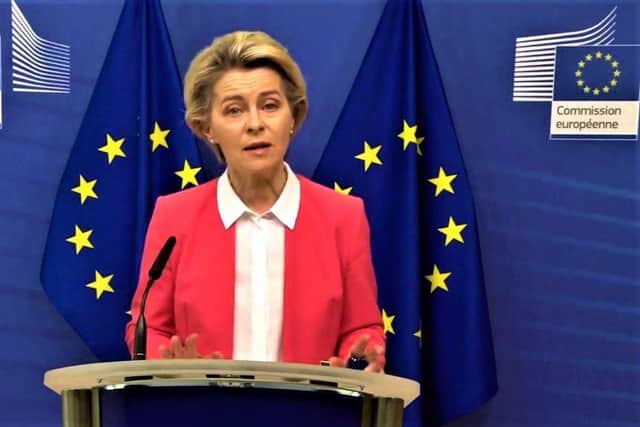 European Commission of European Commission president Ursula von der Leyen