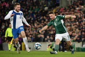 Conor Washington hopes he can make a big impression for Northern Ireland against Solvenia