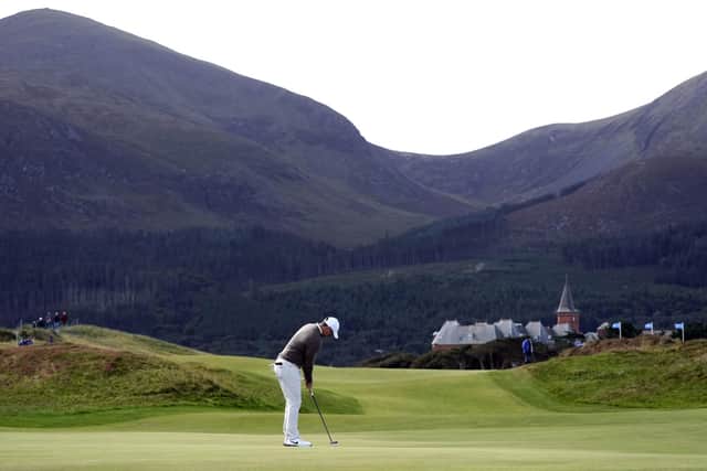 Rory McIlroy during the Amgen Irish Open 2024 Pro-Am at Royal County Down, Newcastle, County Down. PIC: Brian Lawless/PA Wire.