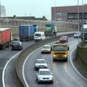Police arrested a 27 year old man following a road traffic collision which occurred at the Westlink area of Belfast on Friday April 11