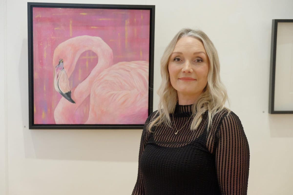 Banbridge artist unveils 'Flora and Fauna' exhibition at Marketplace Theatre