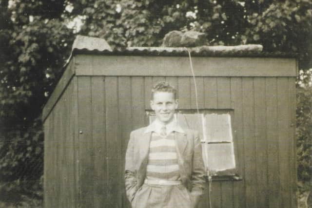 16-year-old Mac at the 'Hen House', Dromara