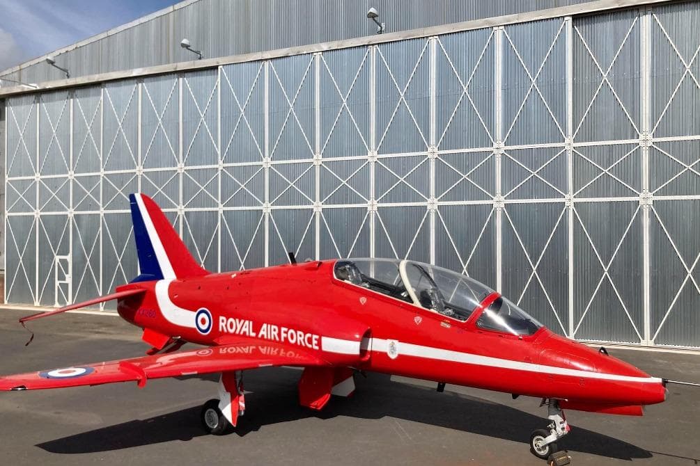 Ulster Aviation Society gifted a former Red Arrow jet by Royal Air Force