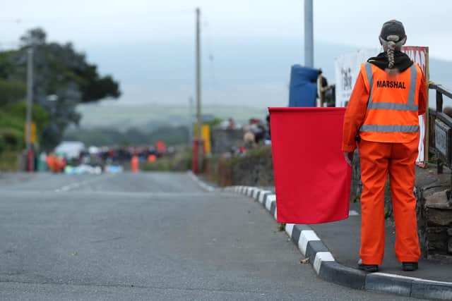 The final Lightweight qualifying session at the Southern 100 on Tuesday was delayed by a red flag incident at Church Bends. (File photo).
