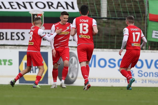 A delightful volley by Ryan Curran would prove to be the match winner as a resolute Cliftonville left The Oval with all three points in November 2022