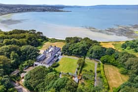 An aerial view of Glenganagh Estate, overlooking the Co Down coast. Photo: Templeton Robinson