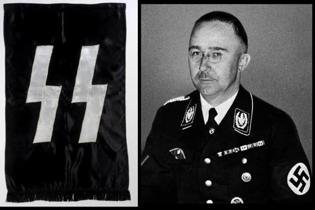 The infamous symbol of the SS, and its main driving force Heinrich Himmler