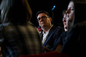 Prime Minister Andy Burnham during a visit to The Oh Yeah Centre in Belfast, as he made his first visit to Northern Ireland since coming to office (August 27, 2026, Cathal McNaughton/PA Wire)