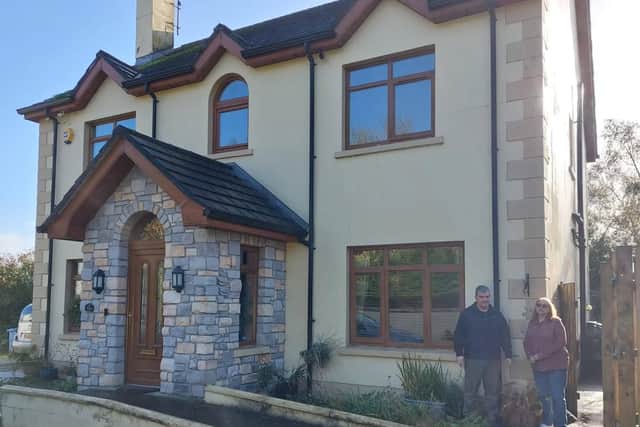 Danny and Kate Rafferty's dream home appears to be the first in Northern Ireland proven to be contaminated with mica. Photo: Brendan McDaid, Derry Journal.