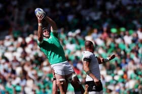 Ireland's James Ryan is steeling himself for Saturday's Rugby World Cup showdown against South Africa in Paris. (Photo by Jan Kruger/Getty Images)