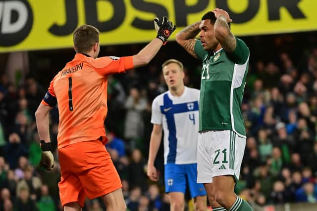 It was a disappointing evening for Northern Ireland