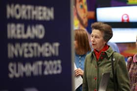 The Princess Royal during the Northern Ireland Investment Summit 2023 at the ICC, Belfast