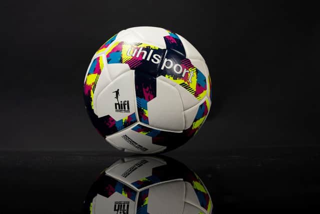 The new NIFL x Uhlsport match ball for season 2023/2024