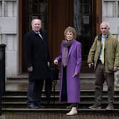 Jim Allister, Kate Hoey and Ben Habib, seen outside Belfast high court at an earlier stage of the NI Protocol legal challenge, are among those challenging the Irish Sea border. It is often said that the protocol didn’t change our constitutional position. The judicial review showed this claim to be threadbare