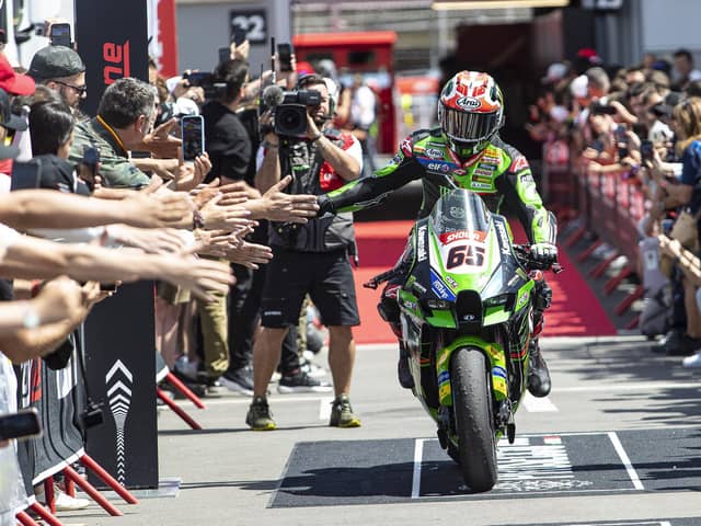 Jonathan Rea fnished fifth in race two at Catalunya in Barcelona on Sunday on his Kawasaki