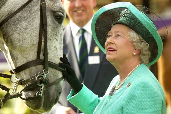 Queen Elizabeth II attends the third day of the Royal Windsor Horse Show at Home Park