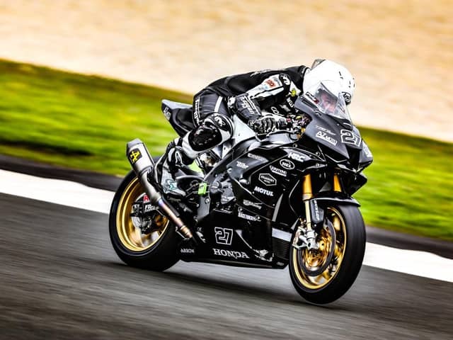 Michael Dunlop tested the TRT27 Racing Honda ahead of the Le Mans 24-Hours race in France from April 18-21