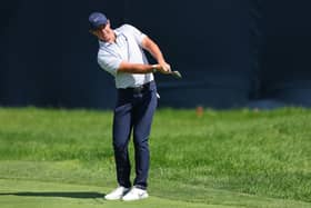 Rory McIlroy of Northern Ireland plays a shot on the 15th hole during the third round of the BMW Championship at Olympia Fields Country Club on August 19, 2023 in Olympia Fields, Illinois. PIC: Michael Reaves/Getty Images