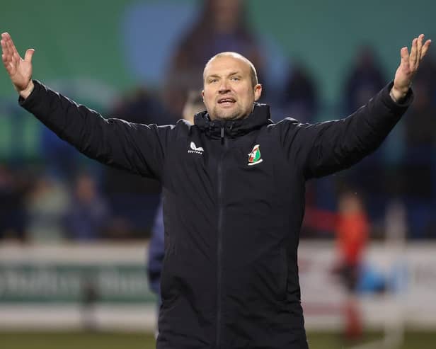 Glentoran manager Warren Feeney has called on his side to be more ruthless in front of goal