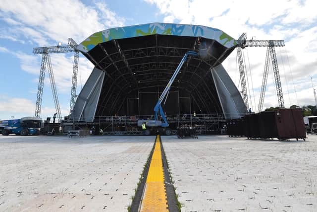 Setting up gets underway way for Belsonic 2019