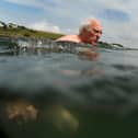 Artist Neil Shawcross’s weekly dip at Lecale Way, Co Down.