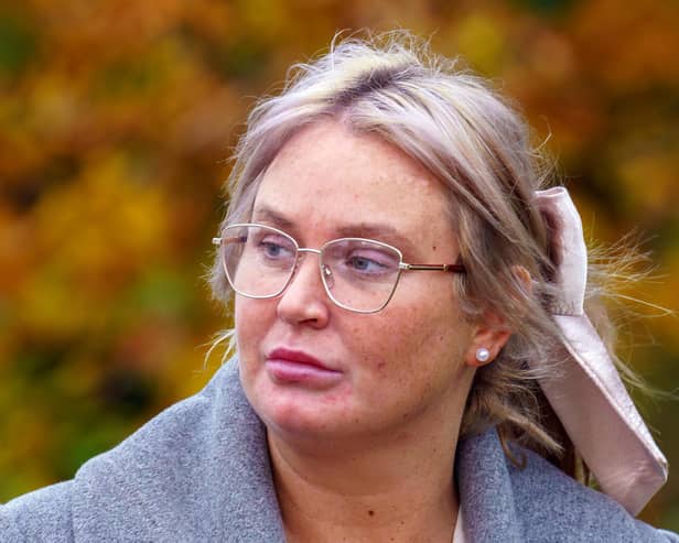 Julie Ann McIlwaine pictured at Coleraine Crown Court in 2024; she now faces the prospect of a retrial