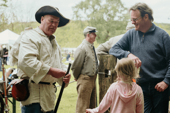Re-enactments at the Ulster American Folk Park will celebrate not only the 250th anniversary of the United States, but the park's 50th birthday.