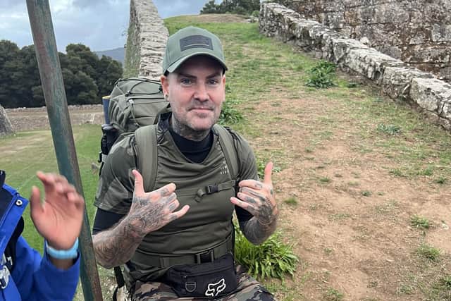 Shane Lynch in Pilgrimage: The Road Through Portugal, on BBC Two, in which celebrities with differing faiths and beliefs tackle a modern day Catholic pilgrimage
