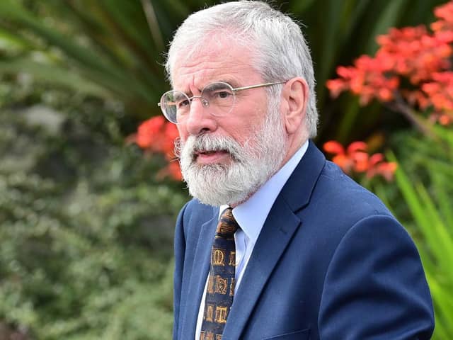 A judge ruled last month that three IRA victims in England can sue Gerry Adams in a personal capacity. Adams denies ever being a leader or member of the IRA