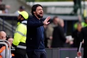 Rangers manager Russell Martin during the William Hill Premiership match at Falkirk Stadium, Falkirk on Sunday. (Photoby Andrew Milligan/PA Wire)