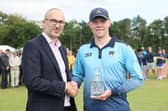 CSNI teenager James West was named 'Player of the Match' after scoring 70 in his side's Gallagher Challenge Cup final win. (Photo by Stephen Davison/Pacemaker)