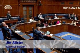 Jim Allister was addressing MLAs during an Opposition Day debate on reform of the institutions to prevent future collapse.