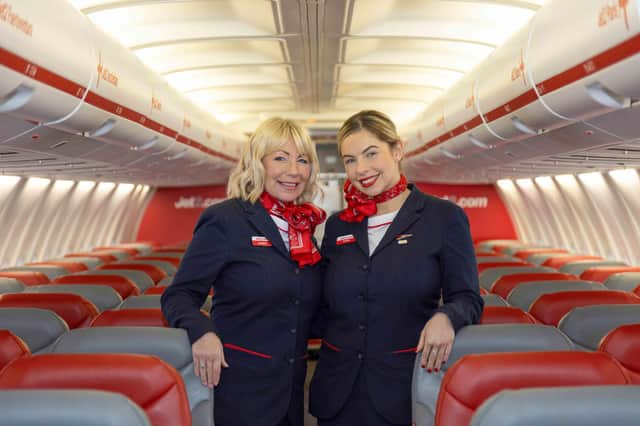 Mother and daughter duo, Lorraine and Amber Mahon, work together as Cabin Crew for Jet2.com